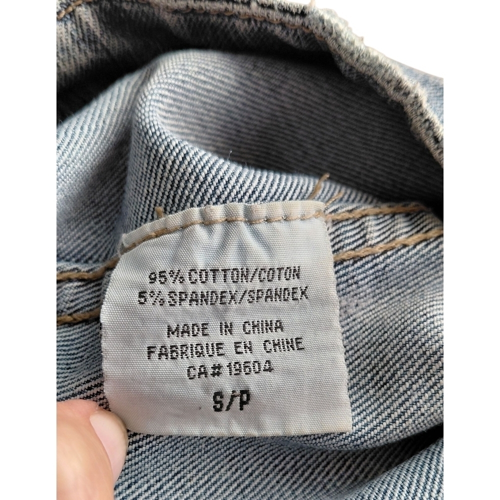 Costa Blanca Classic Blue Denim Crop Jacket - Picture 5 of 6